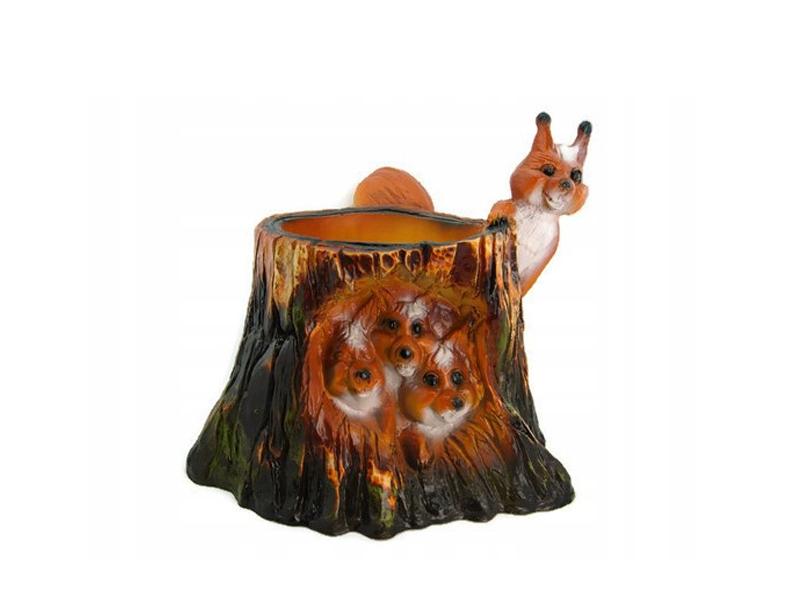 Ghiveci decorativ, Model Buturuga cu Veverita